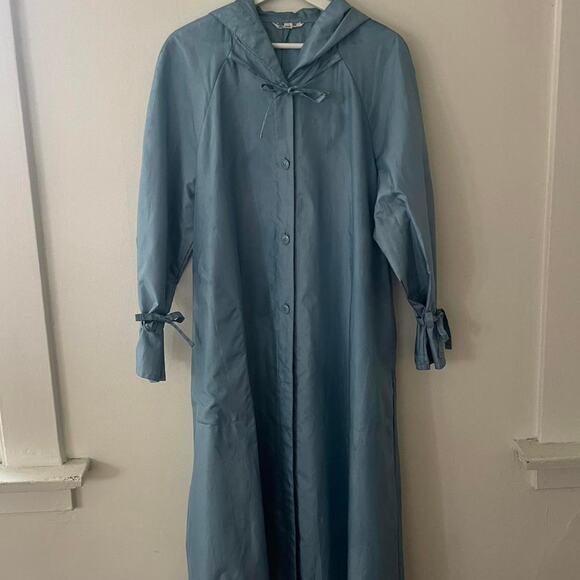 Other Jackets & Blazers - Vintage blue lightweight hooded jacket